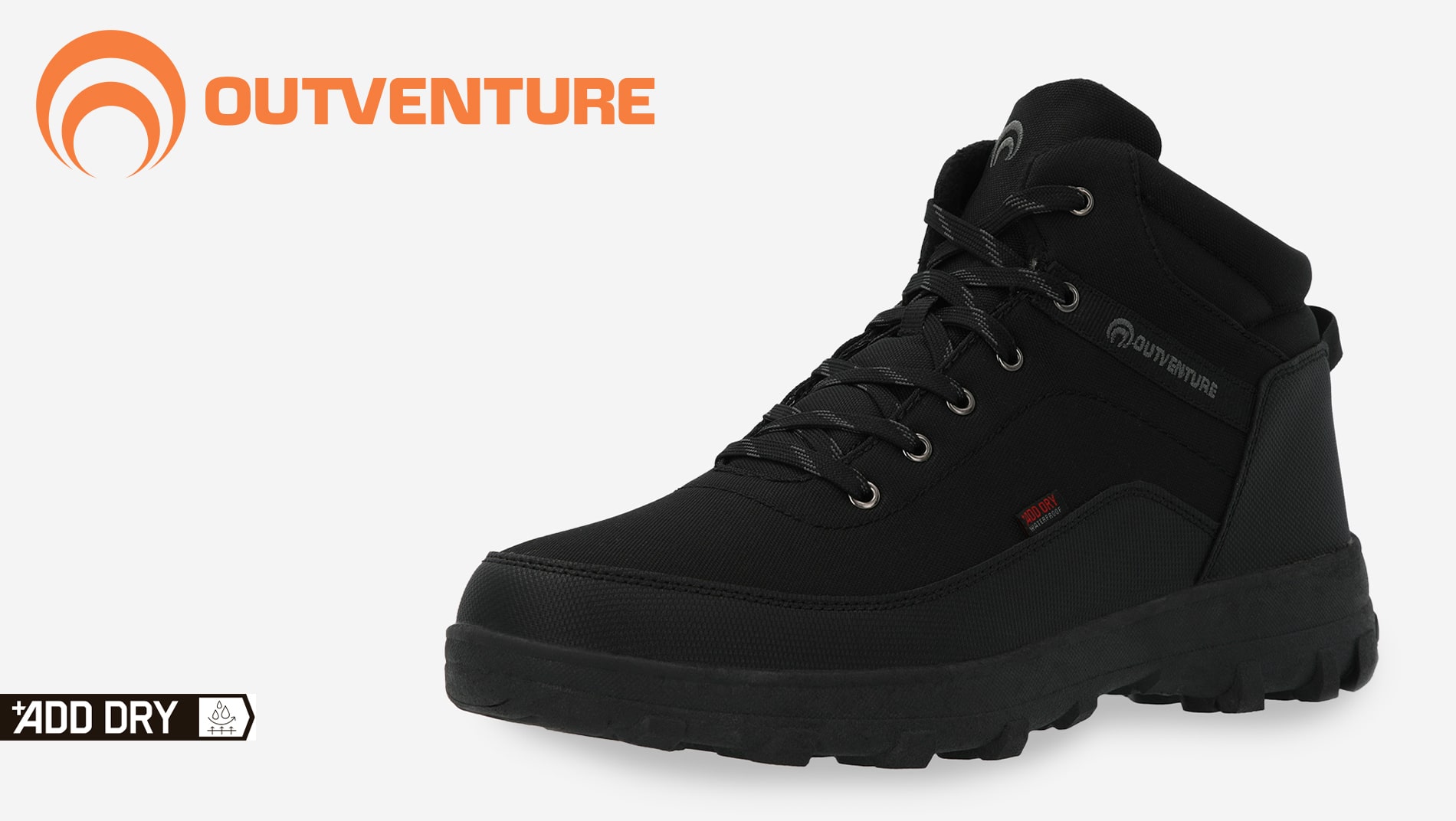 Ботинки утепленные мужские Outventure Forester чёрный цвет — купить за 3599  руб., отзывы в интернет-магазине Спортмастер