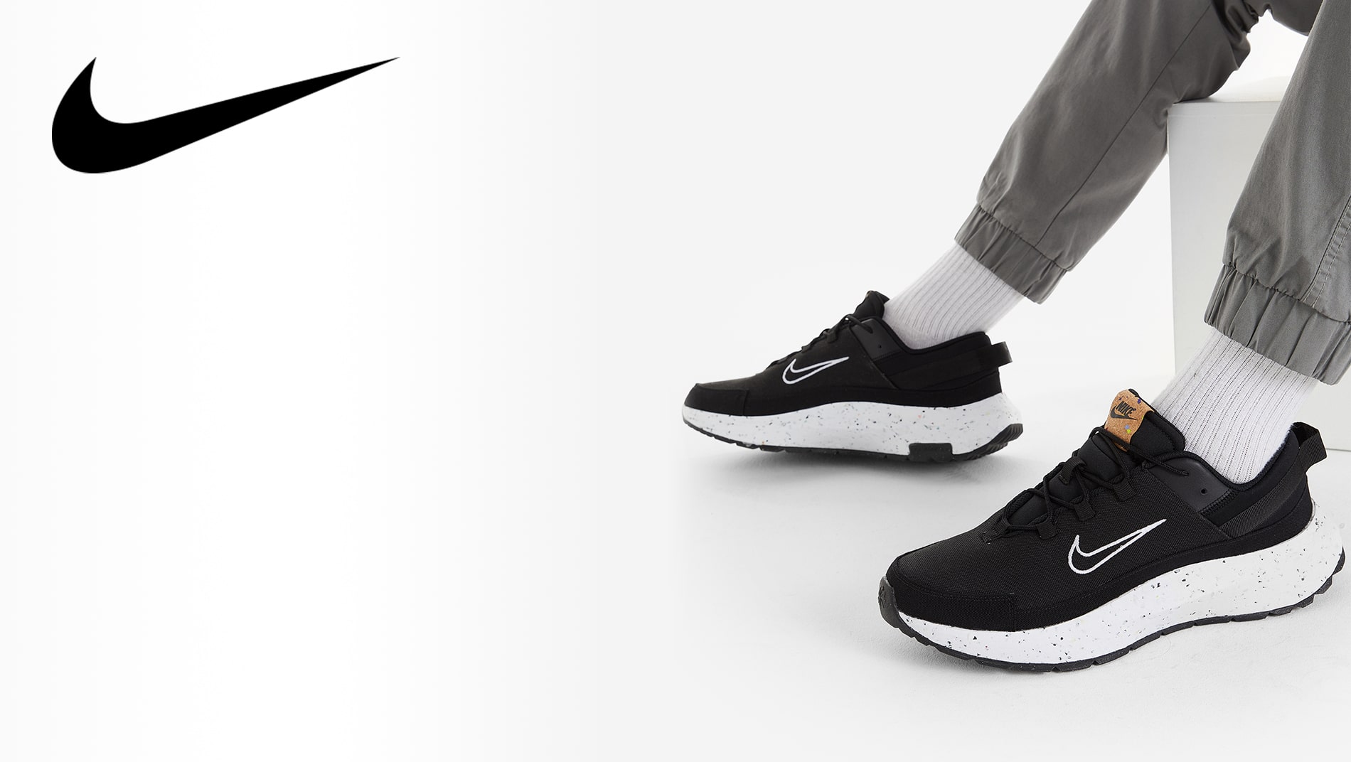 Кроссовки мужские Nike Crater Remixa черный/белый/розовый цвет — купить за 4999 руб. со скидкой 50 %, отзывы в интернет-магазине Спортмастер