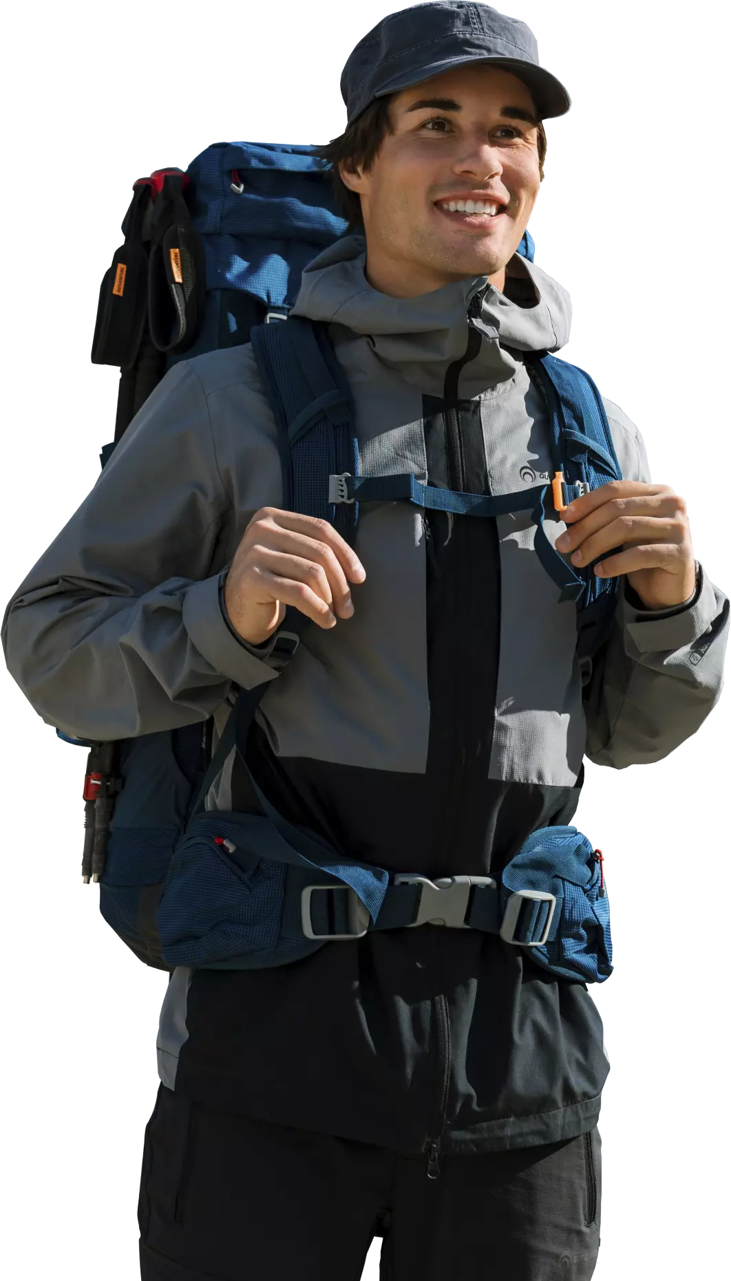 Парень в одежде Outventure