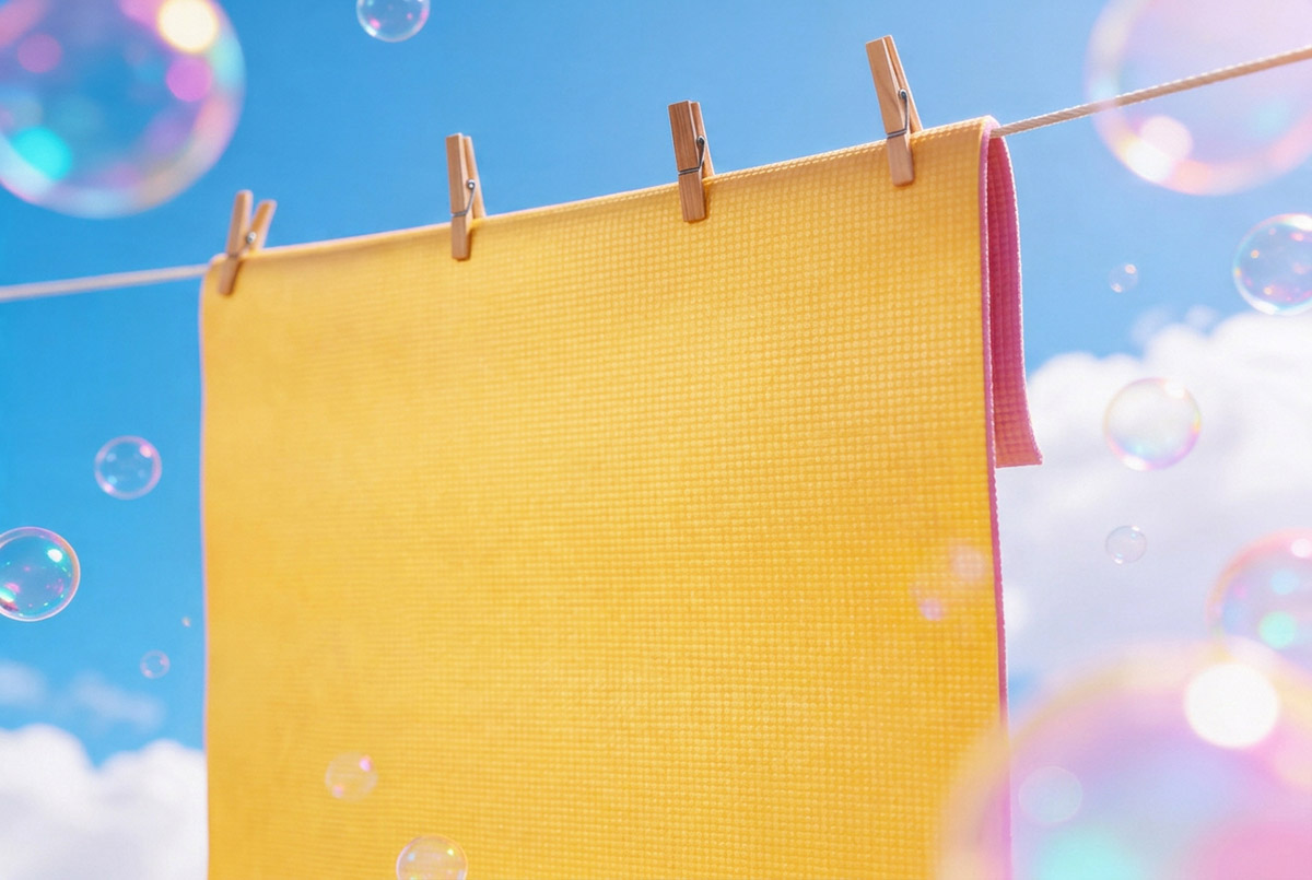 хранение коврика для йоги