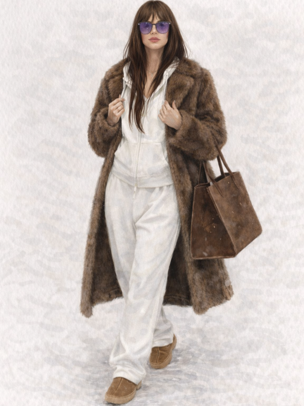 Как носить шубу