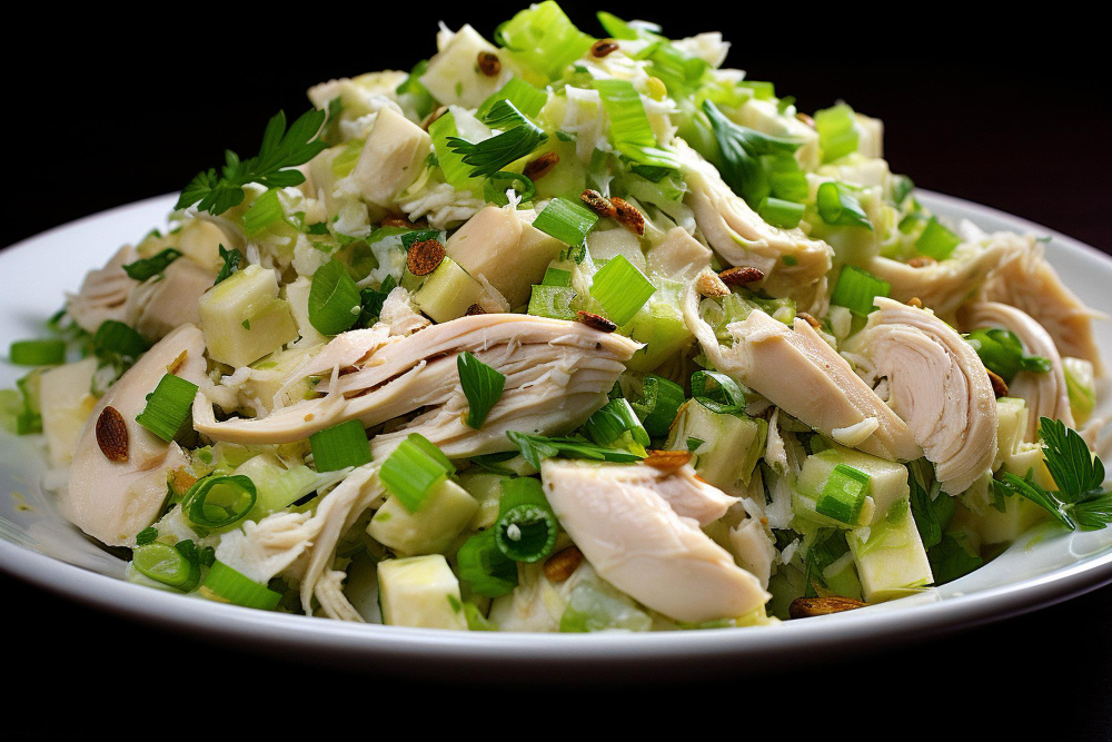 Салат с курицей и сельдереем