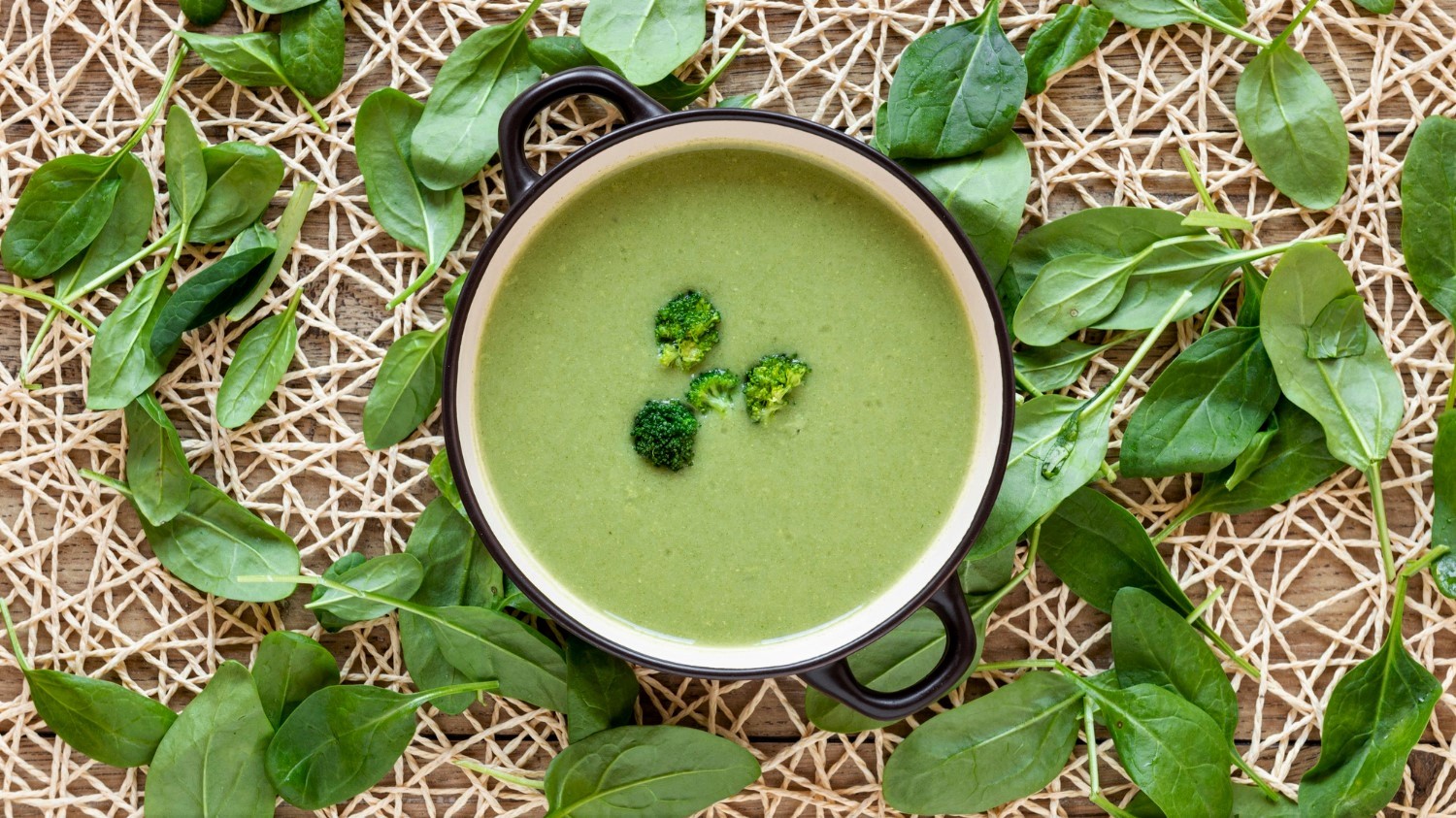 Крем-суп со шпинатом