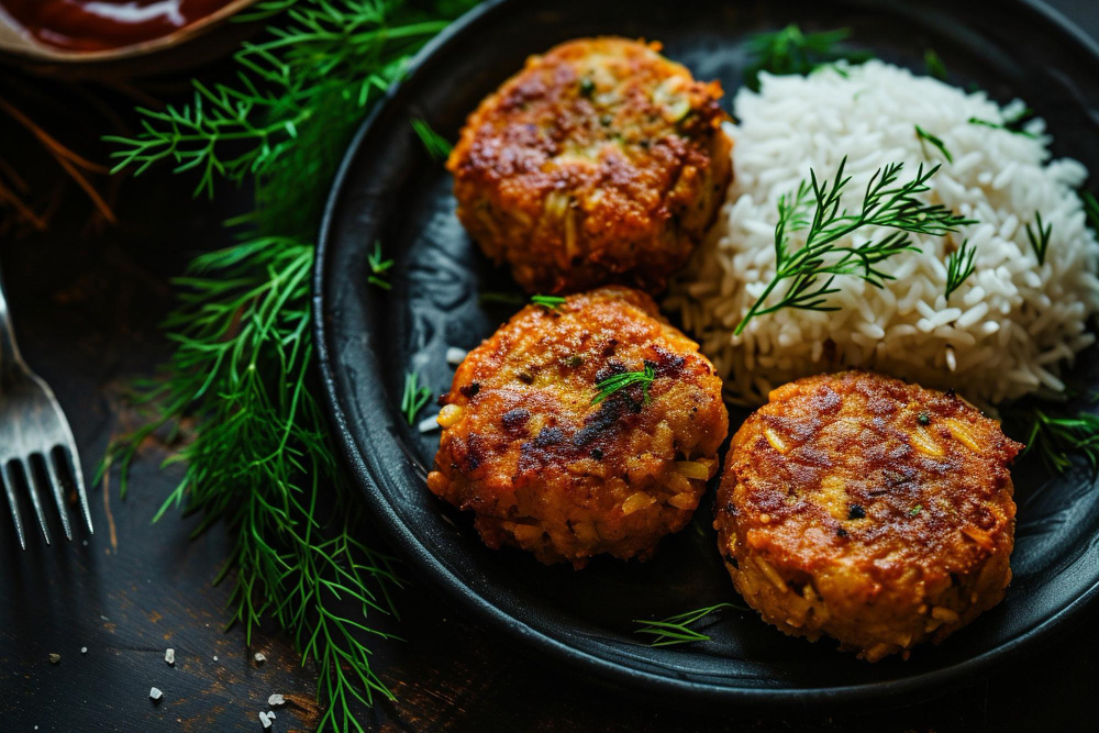 Котлетки с рисом
