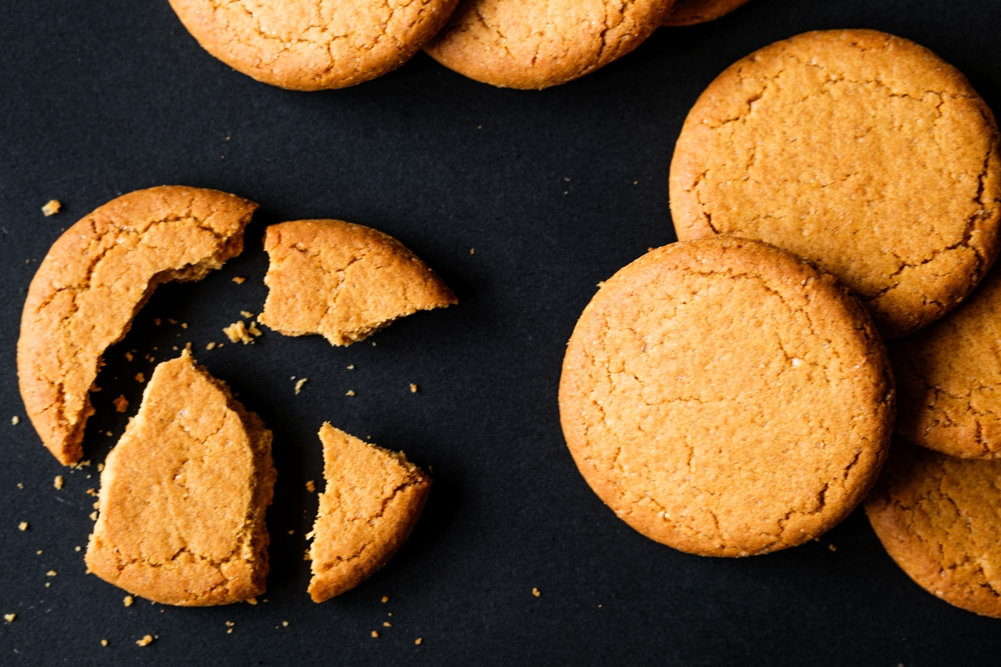 Имбирное печенье с соленой карамелью