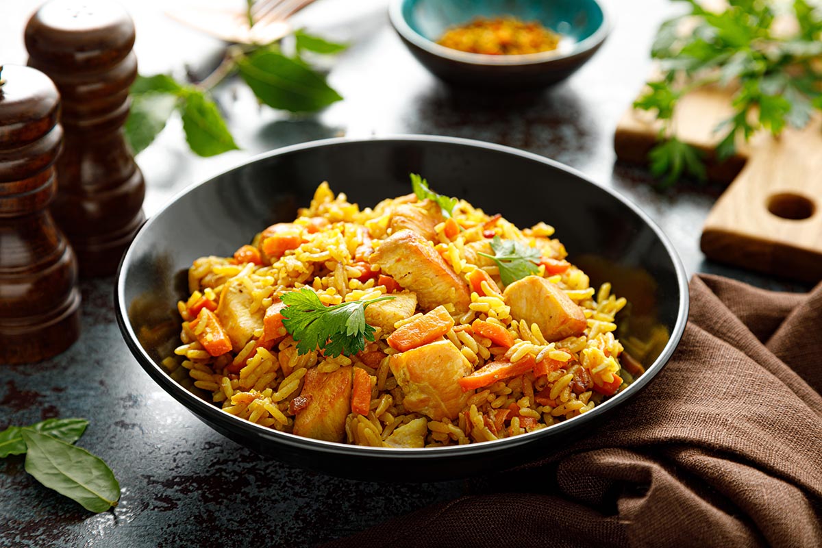 Плов из куриной грудки