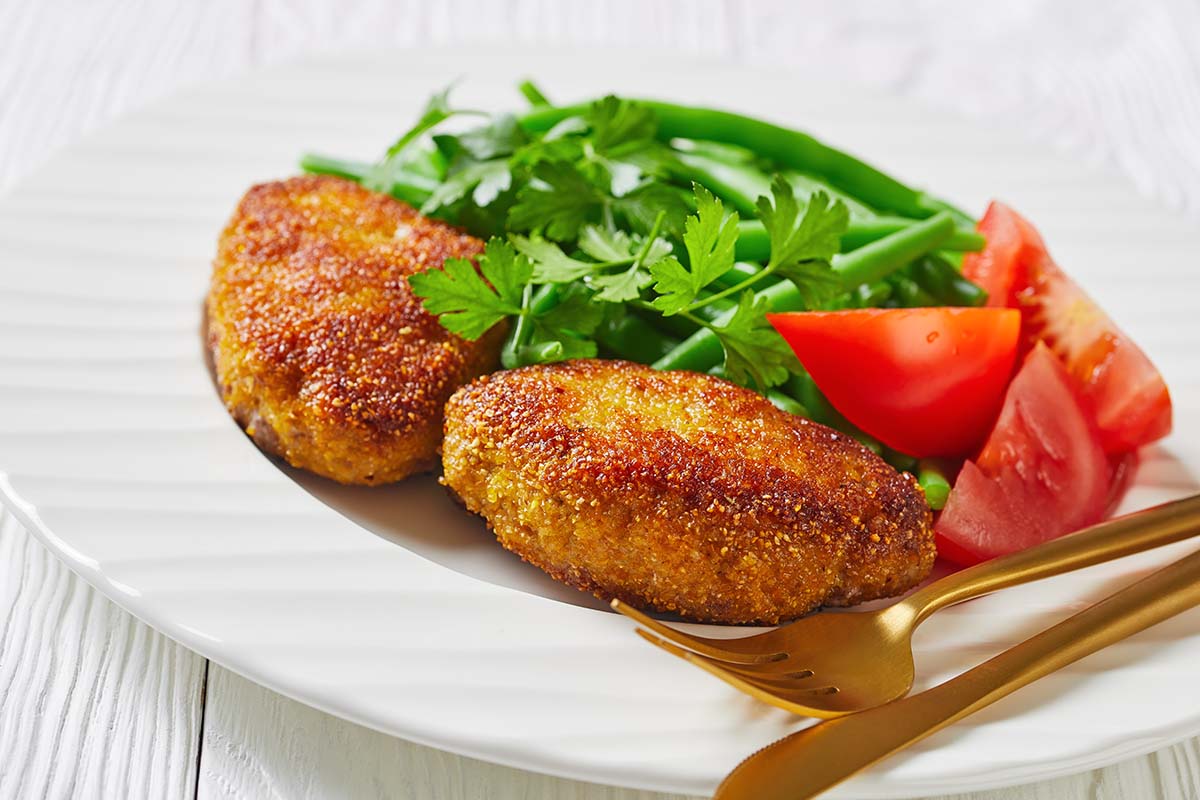 Котлеты из кукурузной крупы