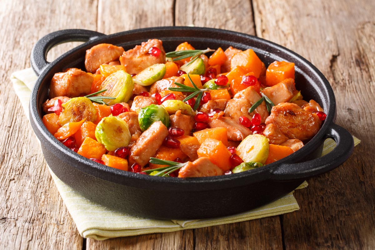 Мясо с тыквой