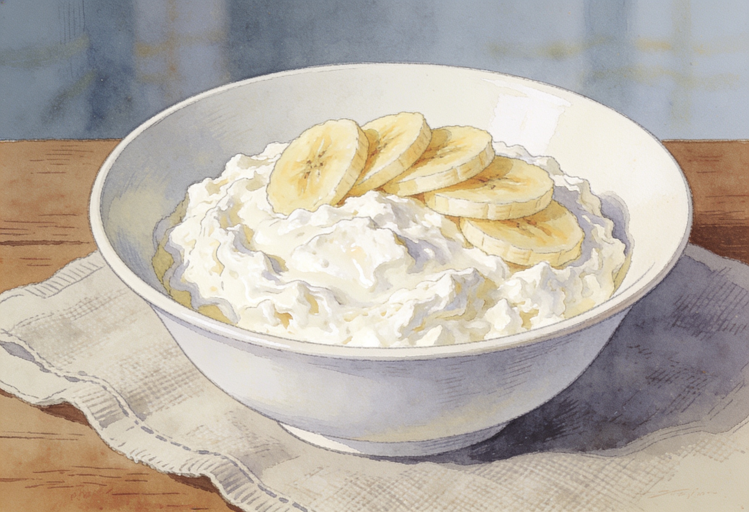 Творожный десерт с арахисовой пастой