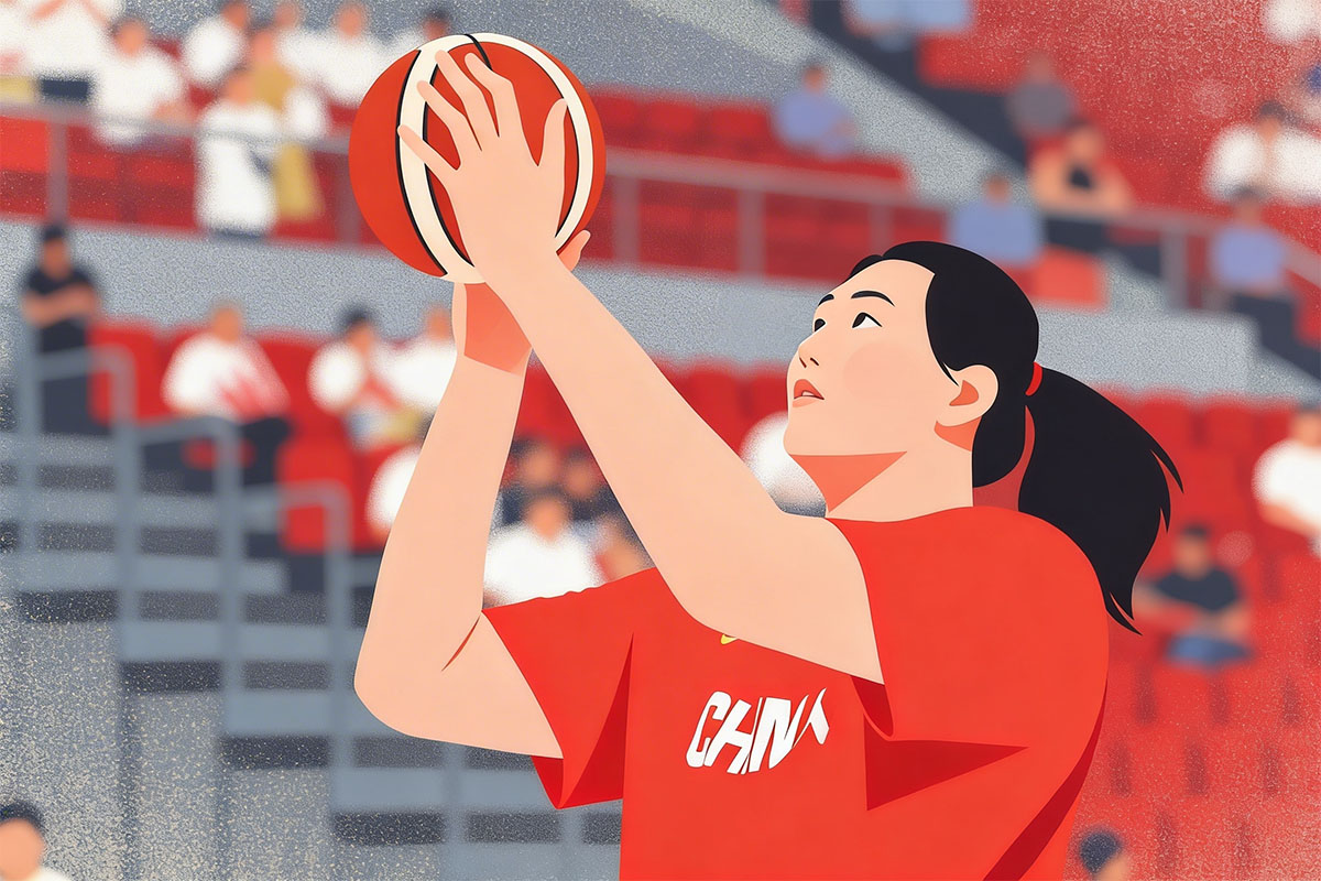 самая высокая баскетболистка в мире