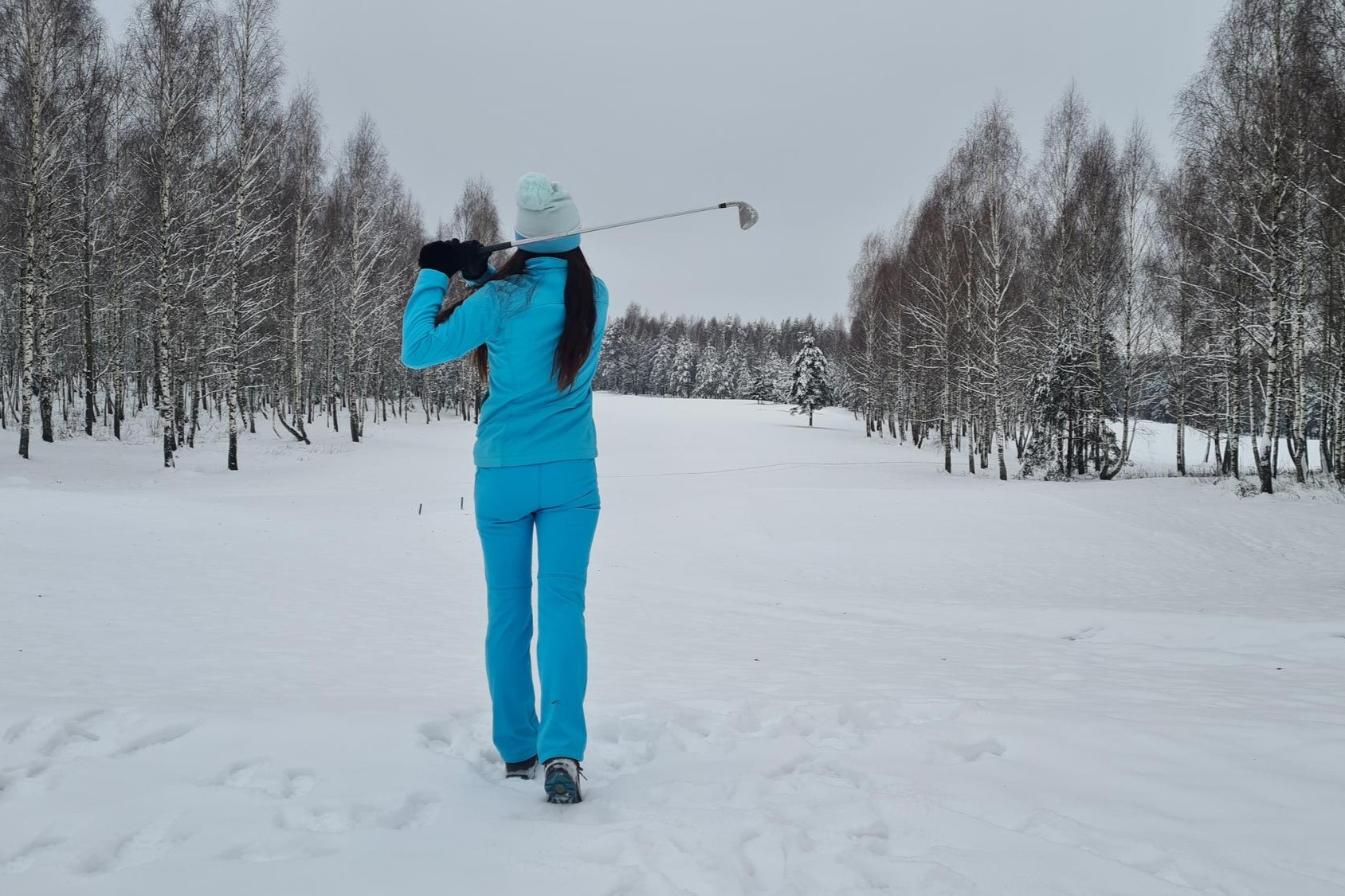 Зимний гольф