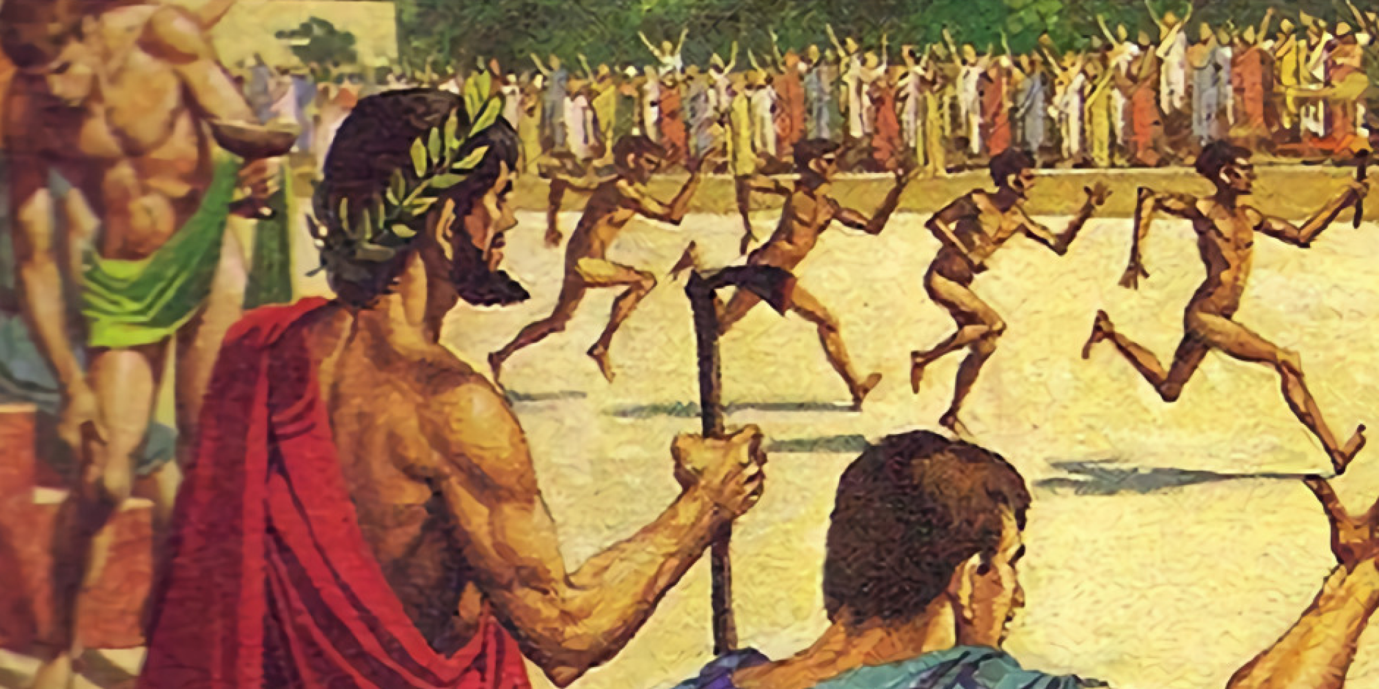Древние спортсмены олимпийских игр