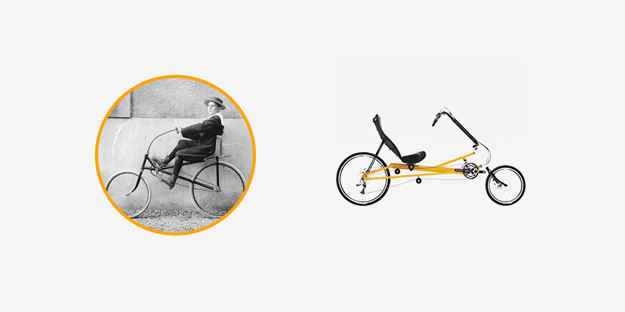 Рикамбент: лежачий велосипед