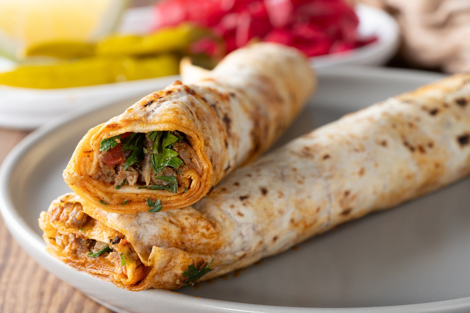 Лаваш с индейкой и чатни