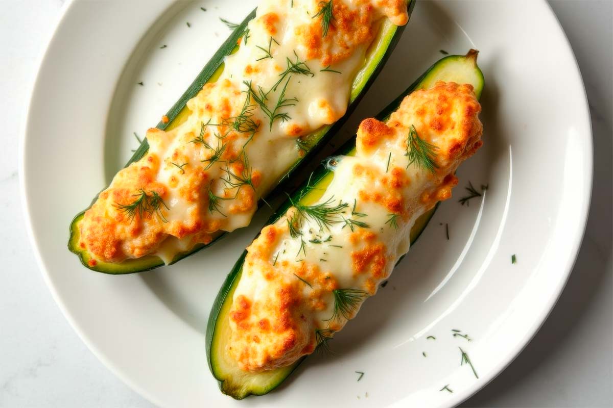 Лодочки из кабачков
