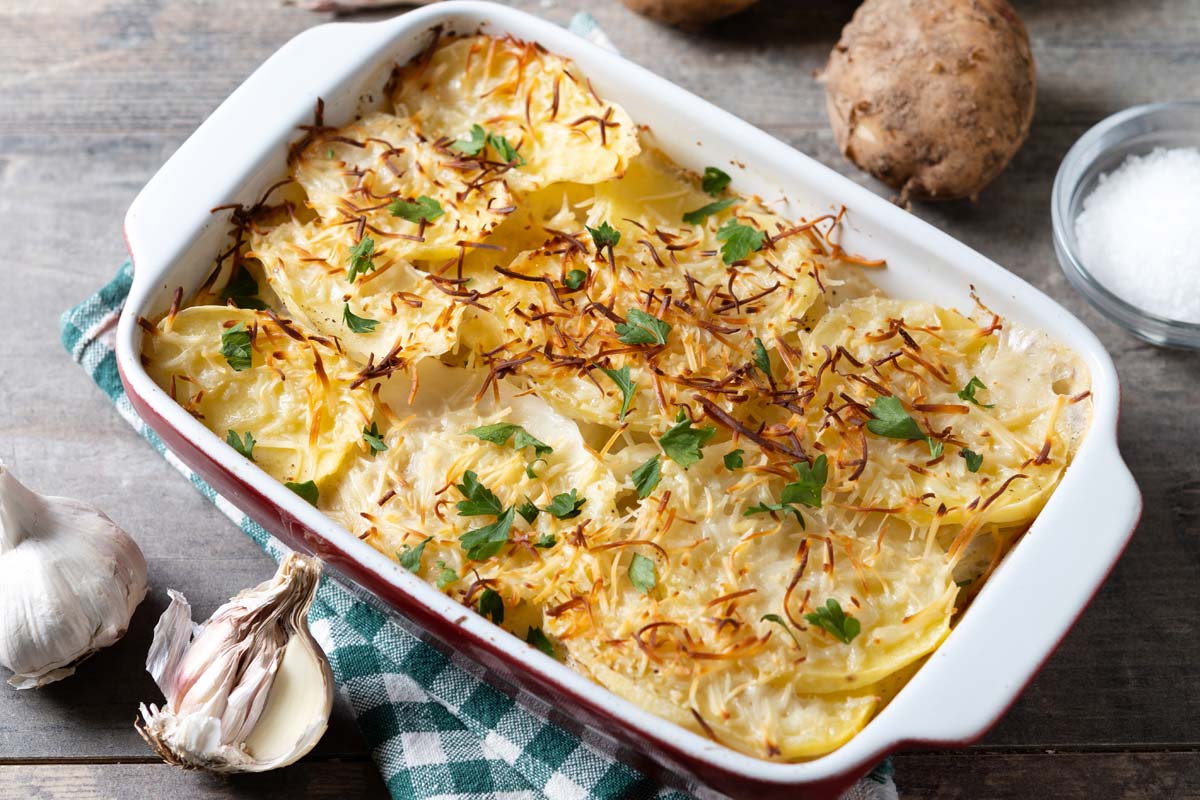 Картофельный гратен