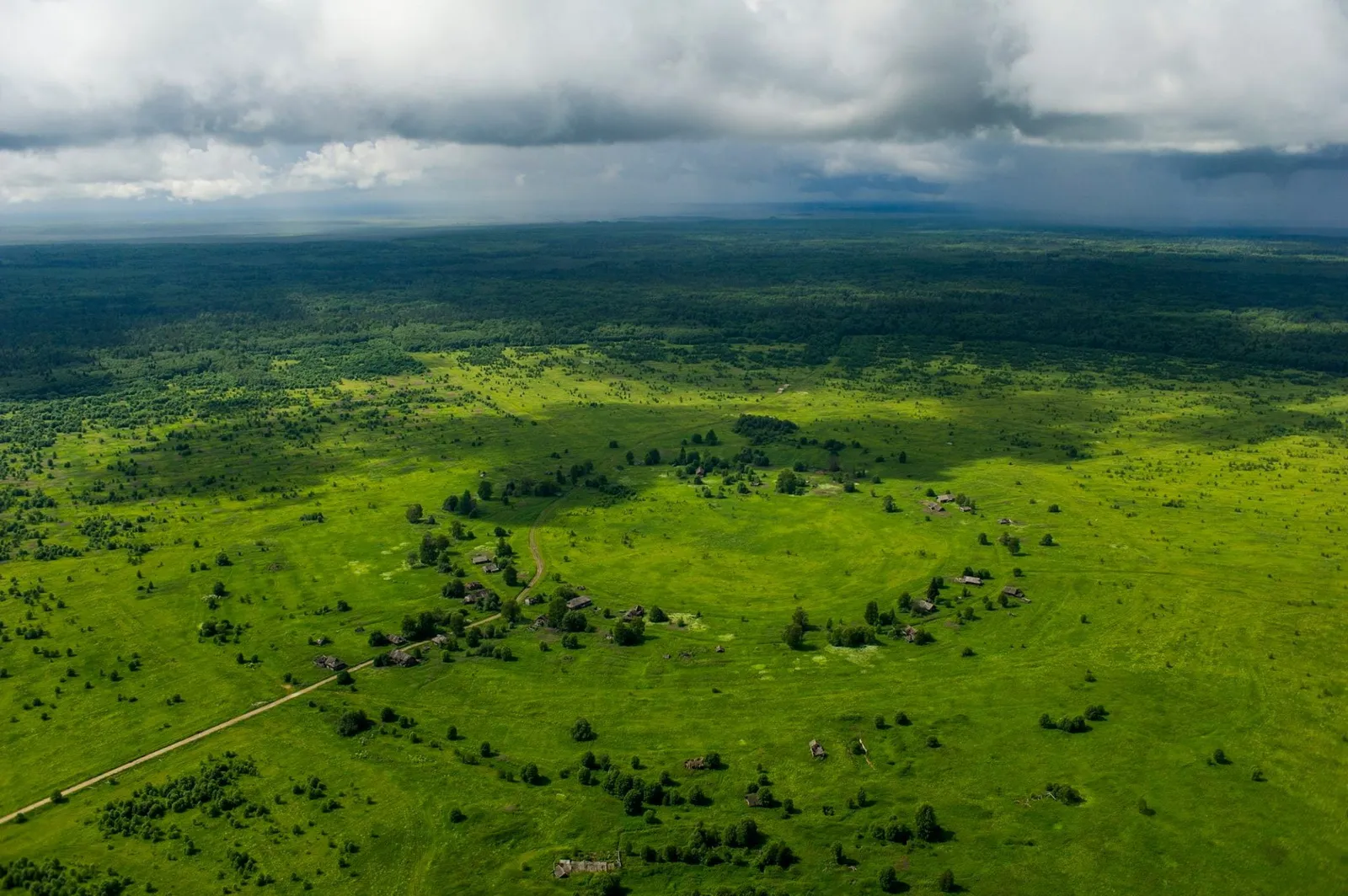 круглая деревня