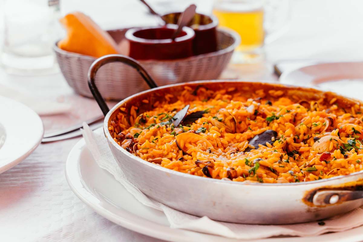 Паэлья с морепродуктами
