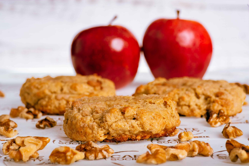 Овсяное печенье с яблоком