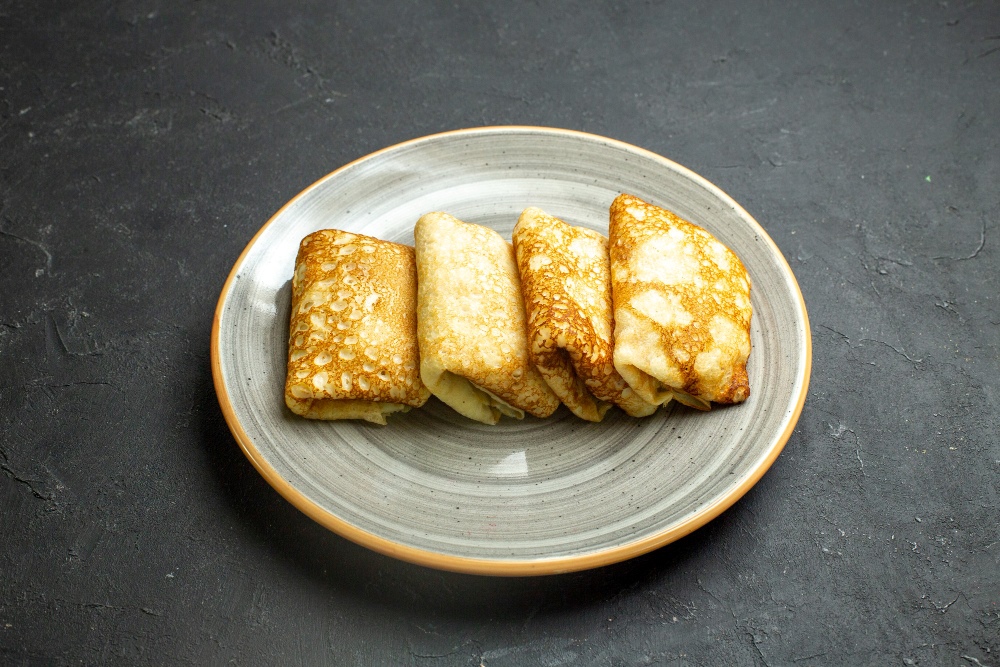 Блины с курагой