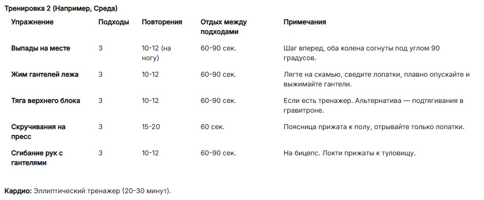 Gemini тренировка 2 день