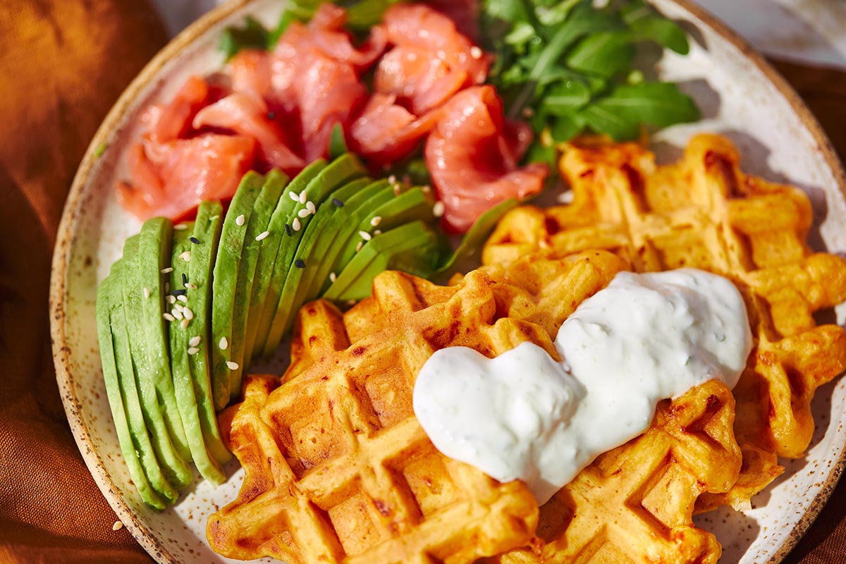 Вафли из батата