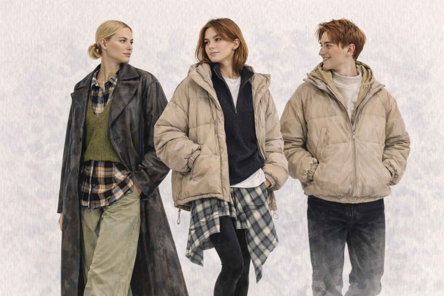 Примеры стилизации зимнего образа