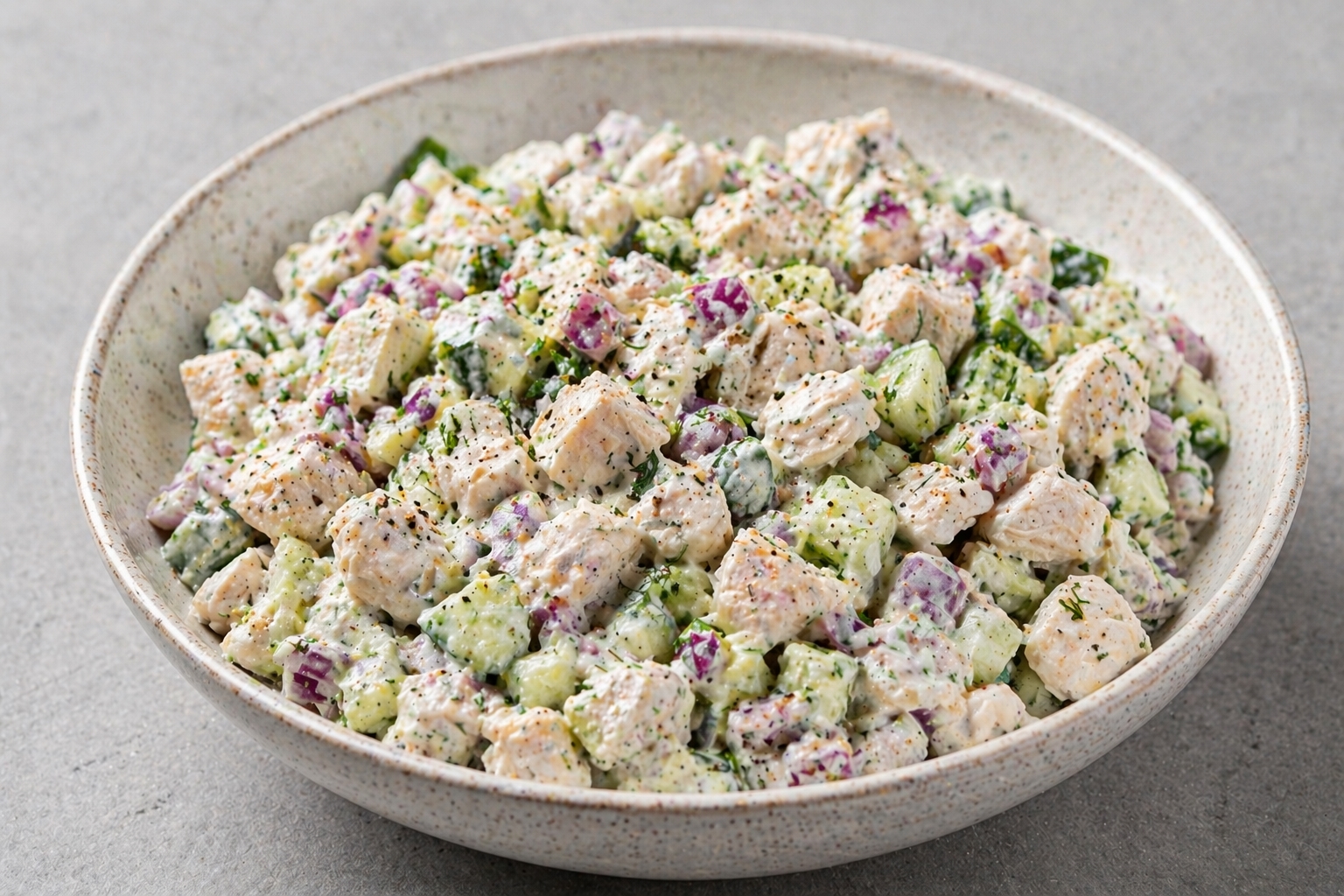 Белковый салат на скорую руку