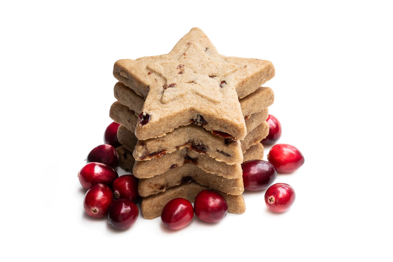 Рецепт имбирного печенья с корицей и клюквой