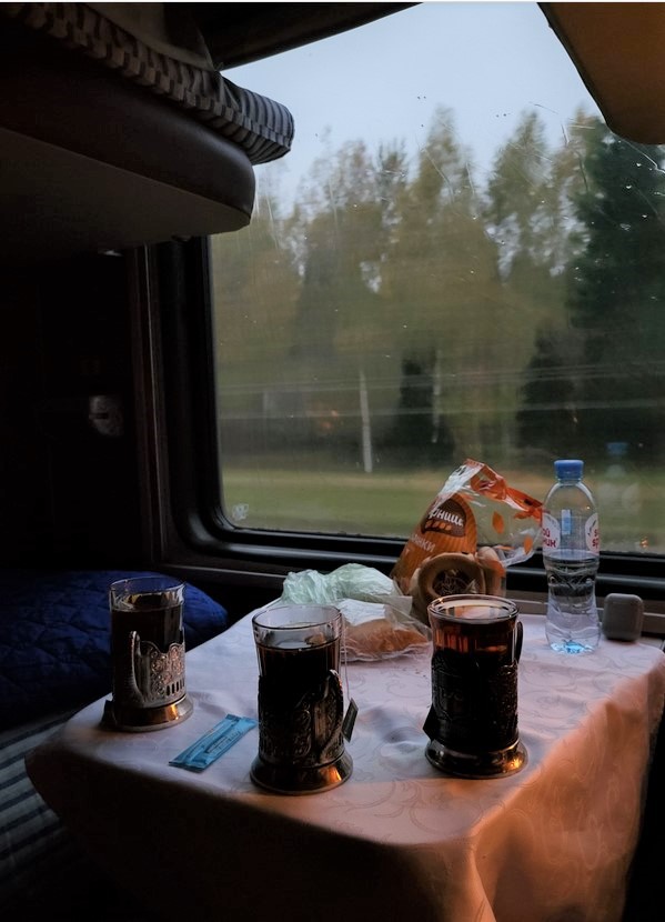 Вагон поезда в плацкарте