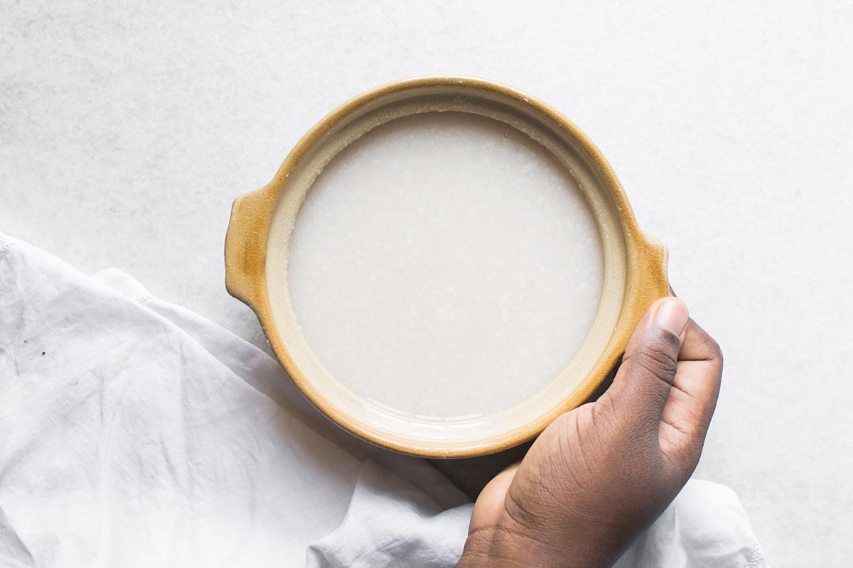 Корейская рисовая каша