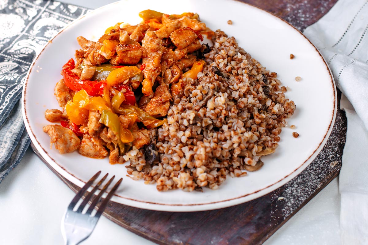 Гречка с мясом