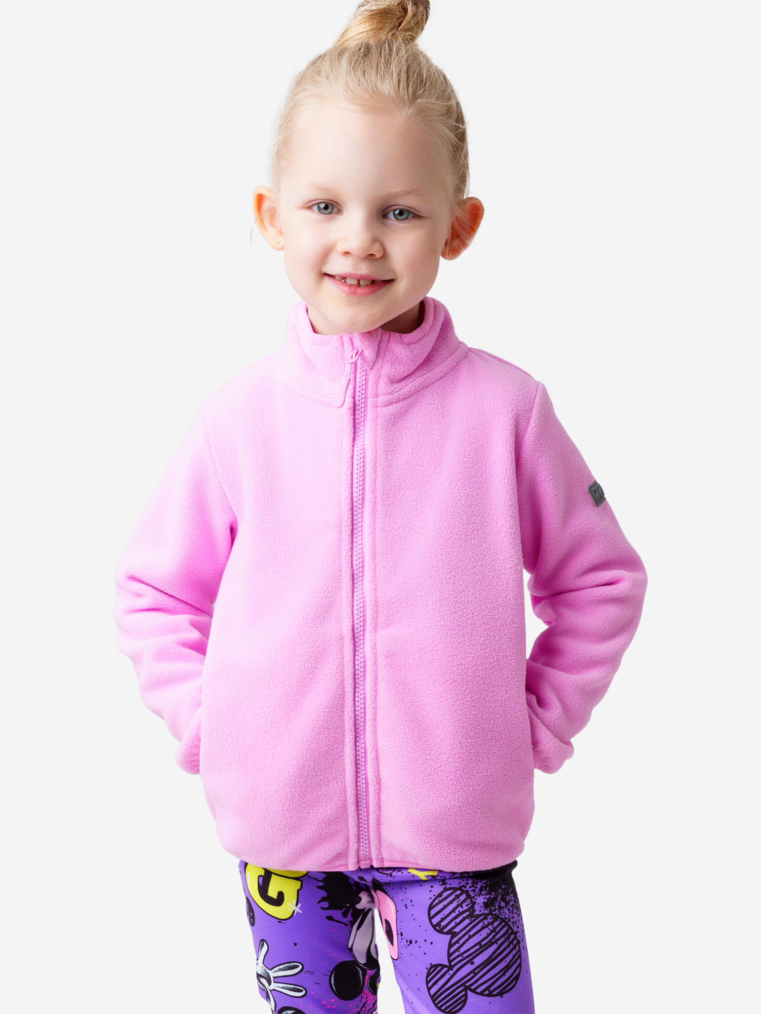 Изображение товара Толстовка флисовая для девочек PlayToday всесезонная спорт одежда