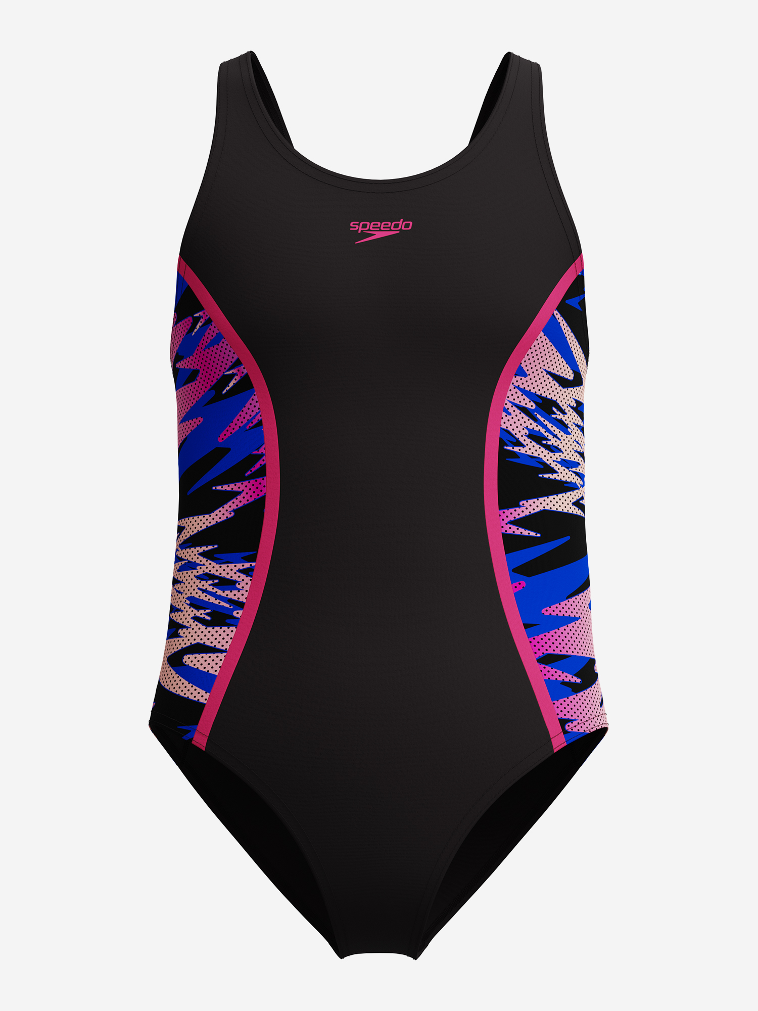 Изображение товара Купальник слитный Speedo Hyperboom Splice для девочек, спортивный, эко материалы