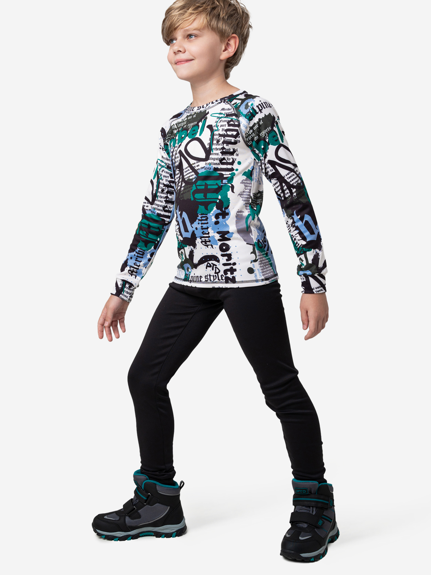 Изображение товара Термокомплект для мальчиков PlayToday Зима до -20°C, термобелье для горных лыж