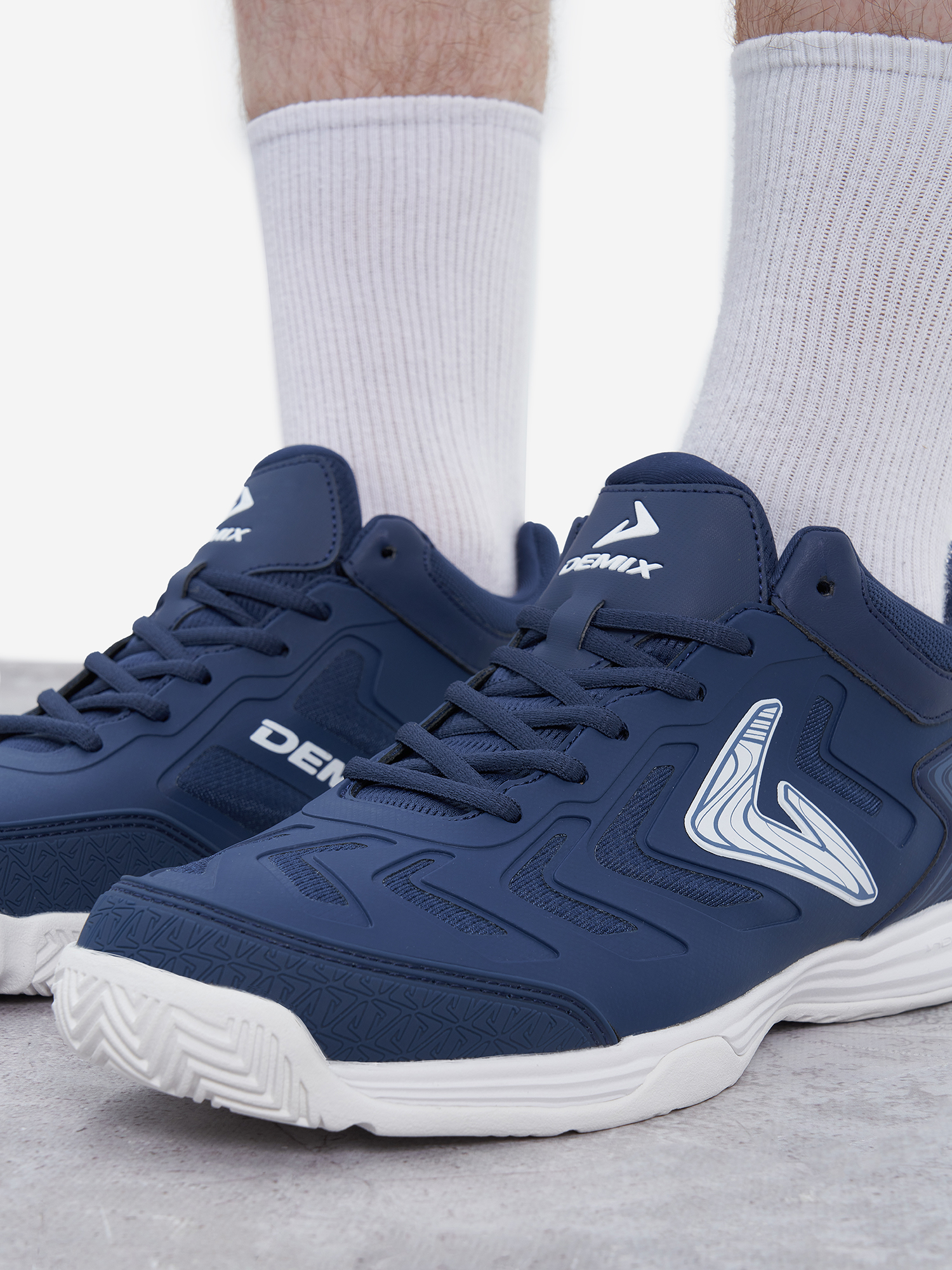 фото Кроссовки мужские demix frontline wave mid, синий