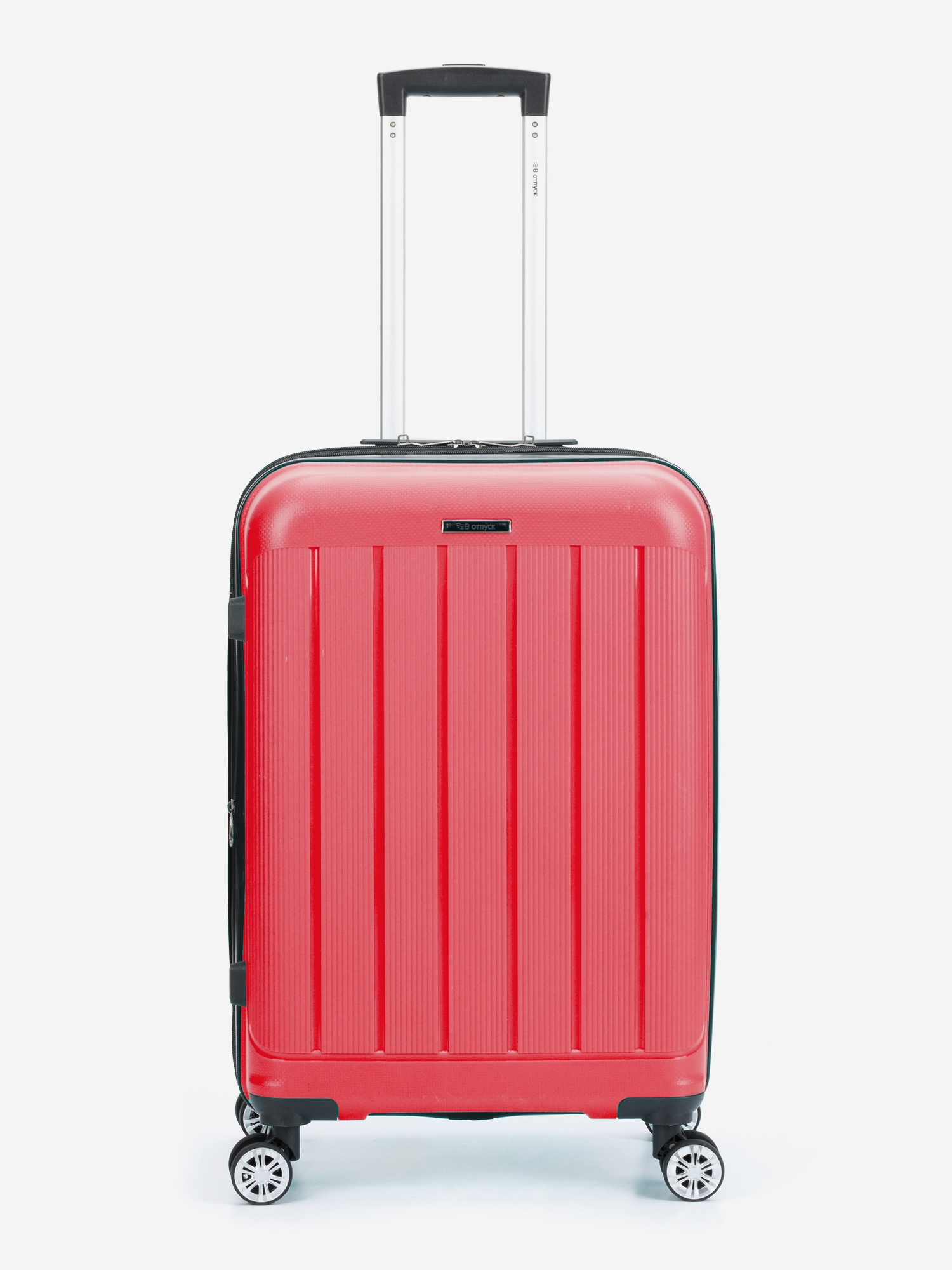 Изображение товара Чемодан TORBER В Отпуск ярко-розовый 62 л из полипропилена для активного отдыха