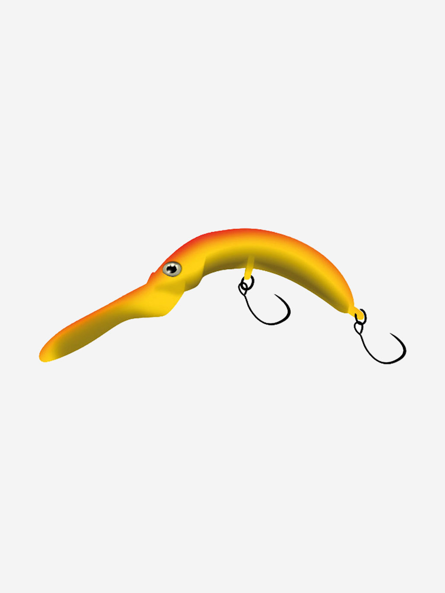 

Воблер Stinger Banana Boat 27-55F, Bloody trout, Желтый