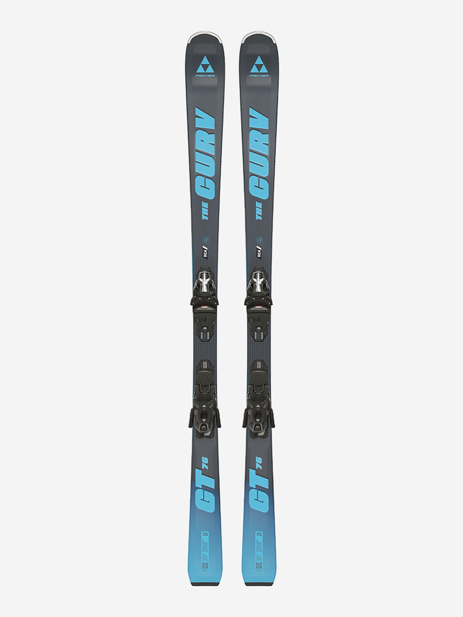 

Горные лыжи с креплениями Fischer The Curv GT 76 + RSW 10 GW PR 24/25, Серый