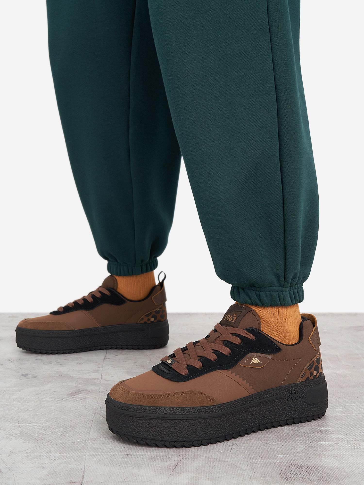 Кеды Kappa Semole, коричневый, арт. 23443