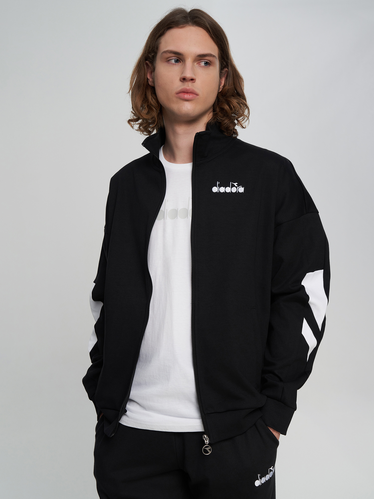 Толстовка мужская Diadora, Черный