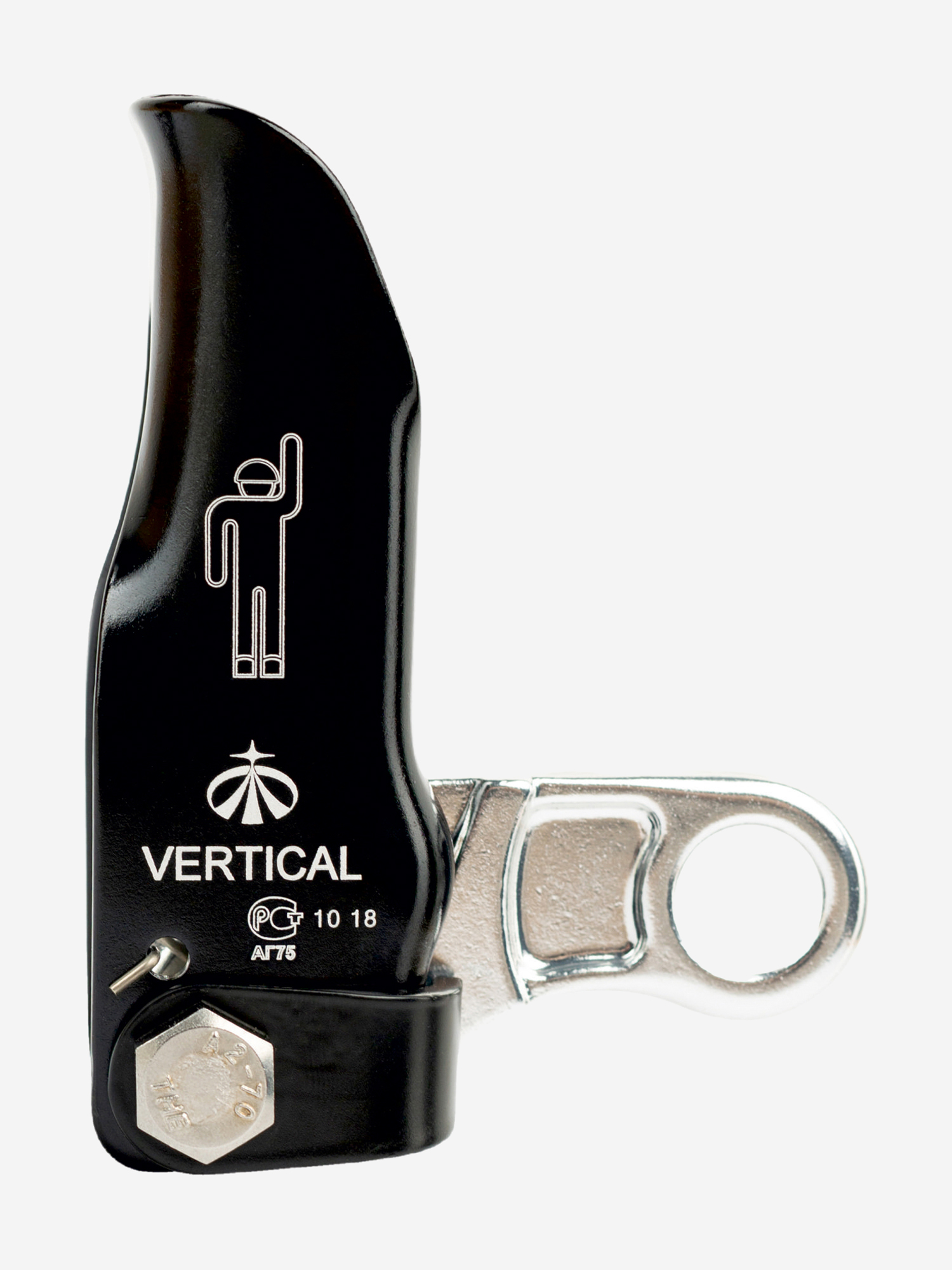 

Зажим для двойной веревки VERTICAL, Черный