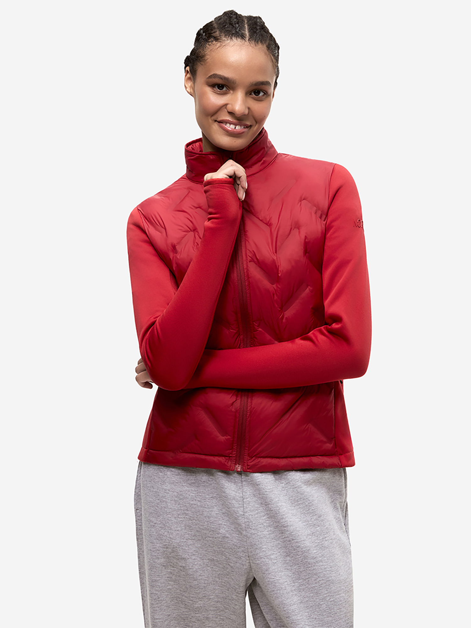 Изображение товара Женская куртка NORPPA Kichiga мембранная всесезонная красная для путешествий