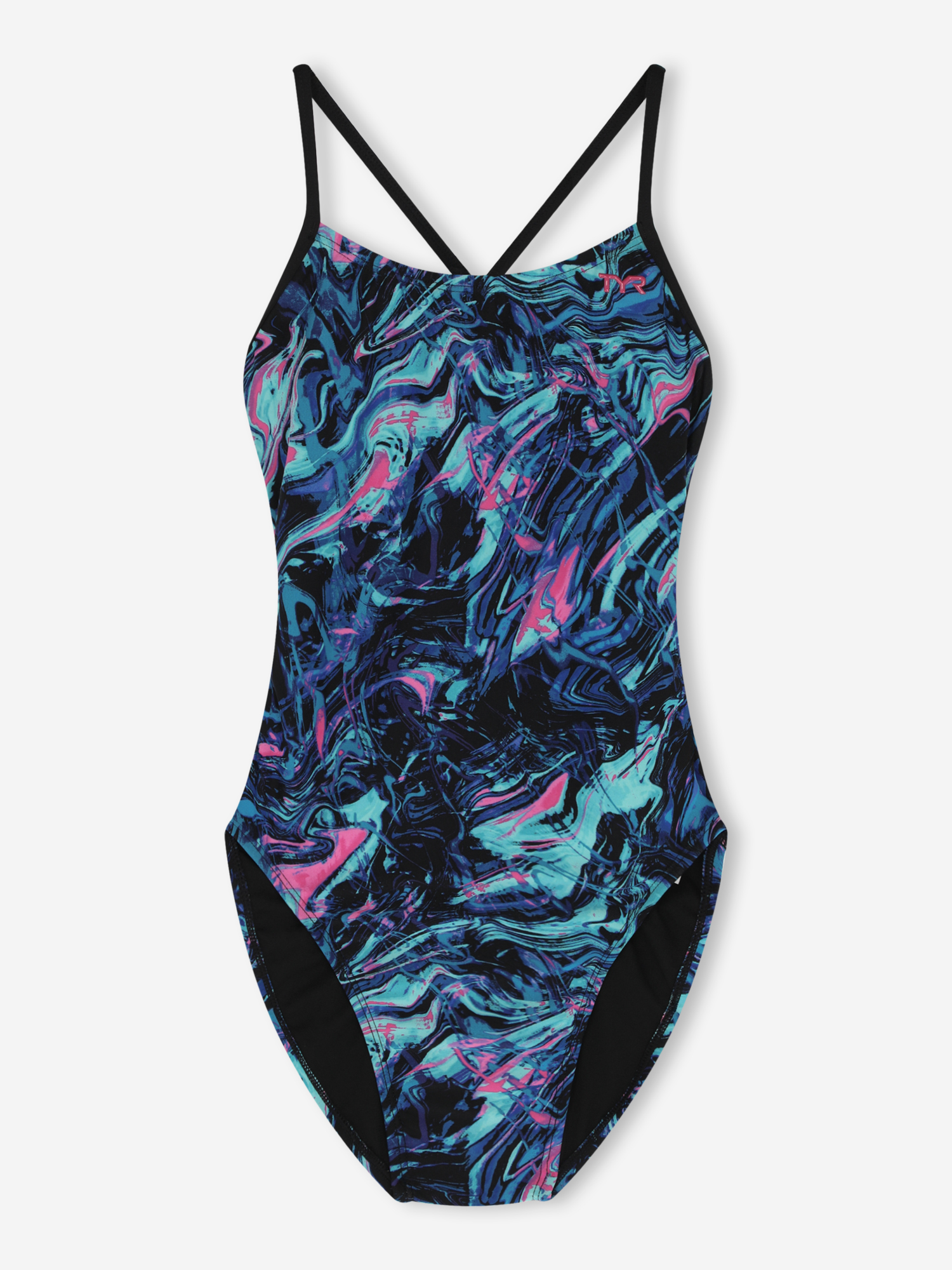 Купальник слитный женский TYR, синий, арт. P04109T4H-390