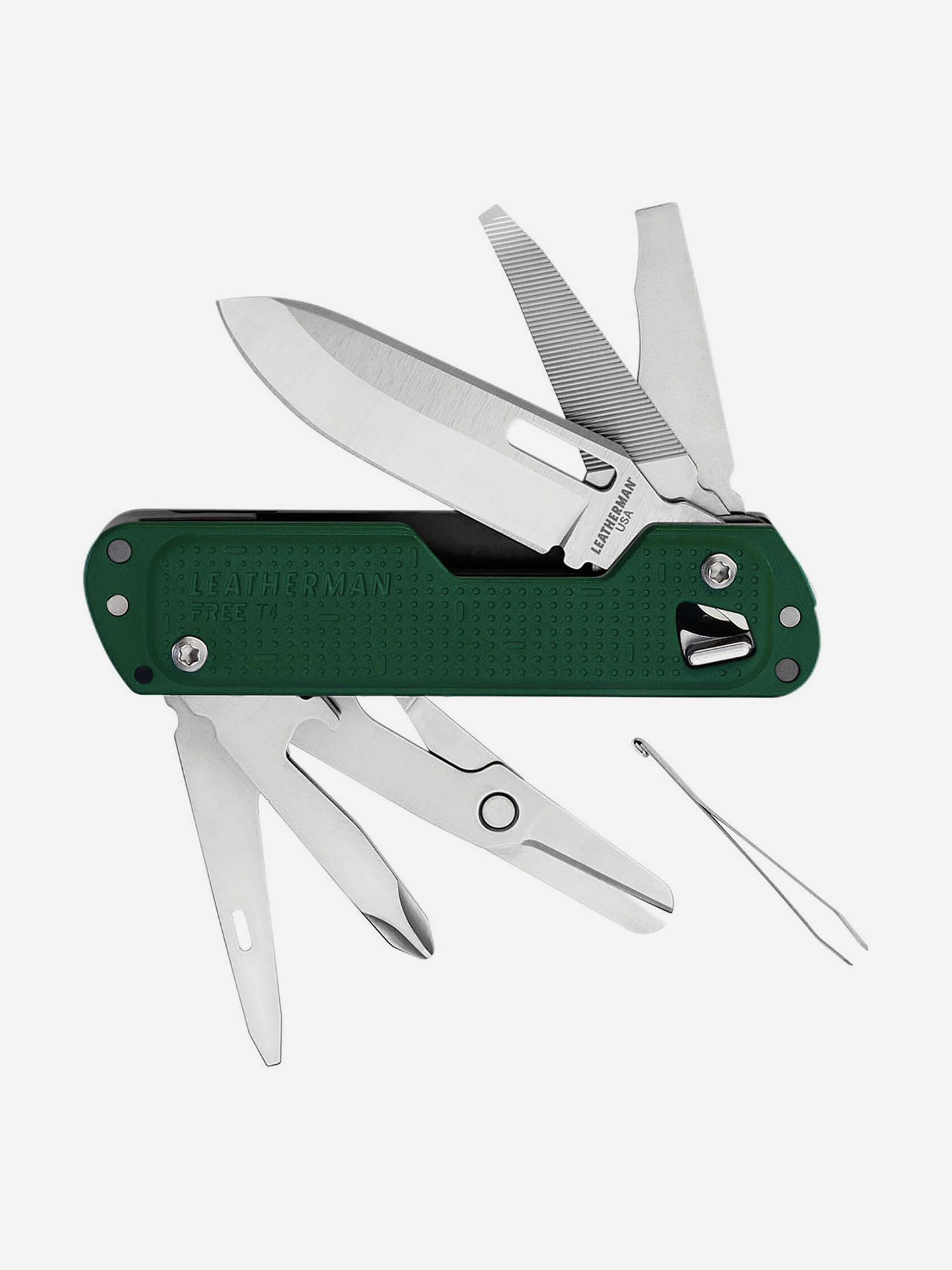 

Мультиинструмент складной Leatherman Free T4, 12 функций, Зеленый