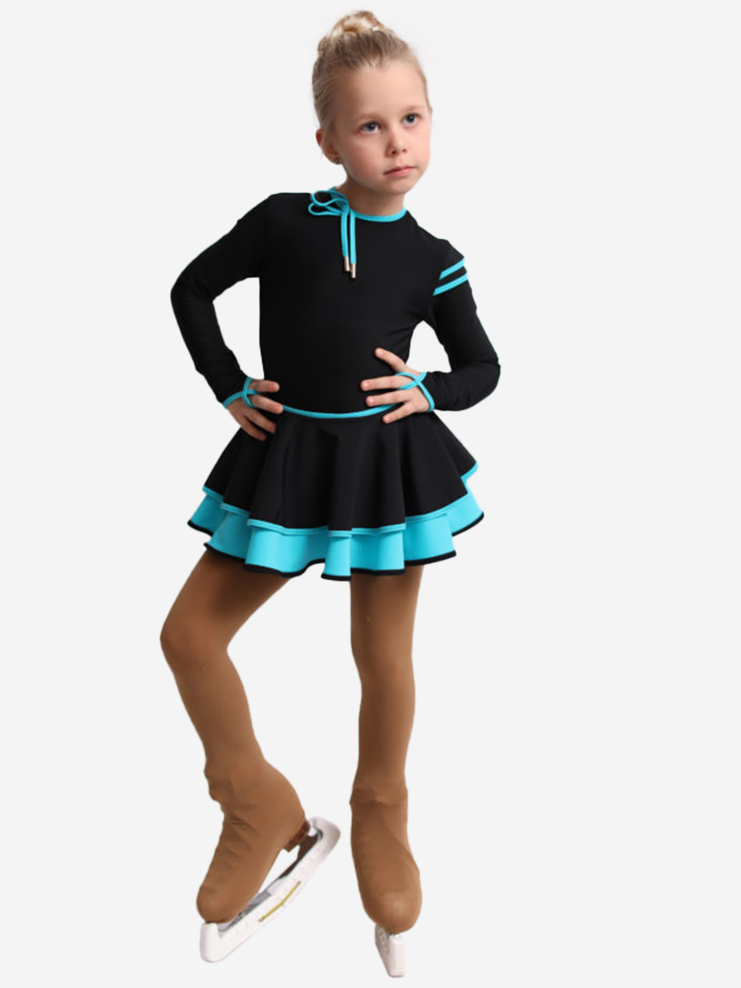 

Платье для фигурного катания "Дуэт" IceDress, Черный