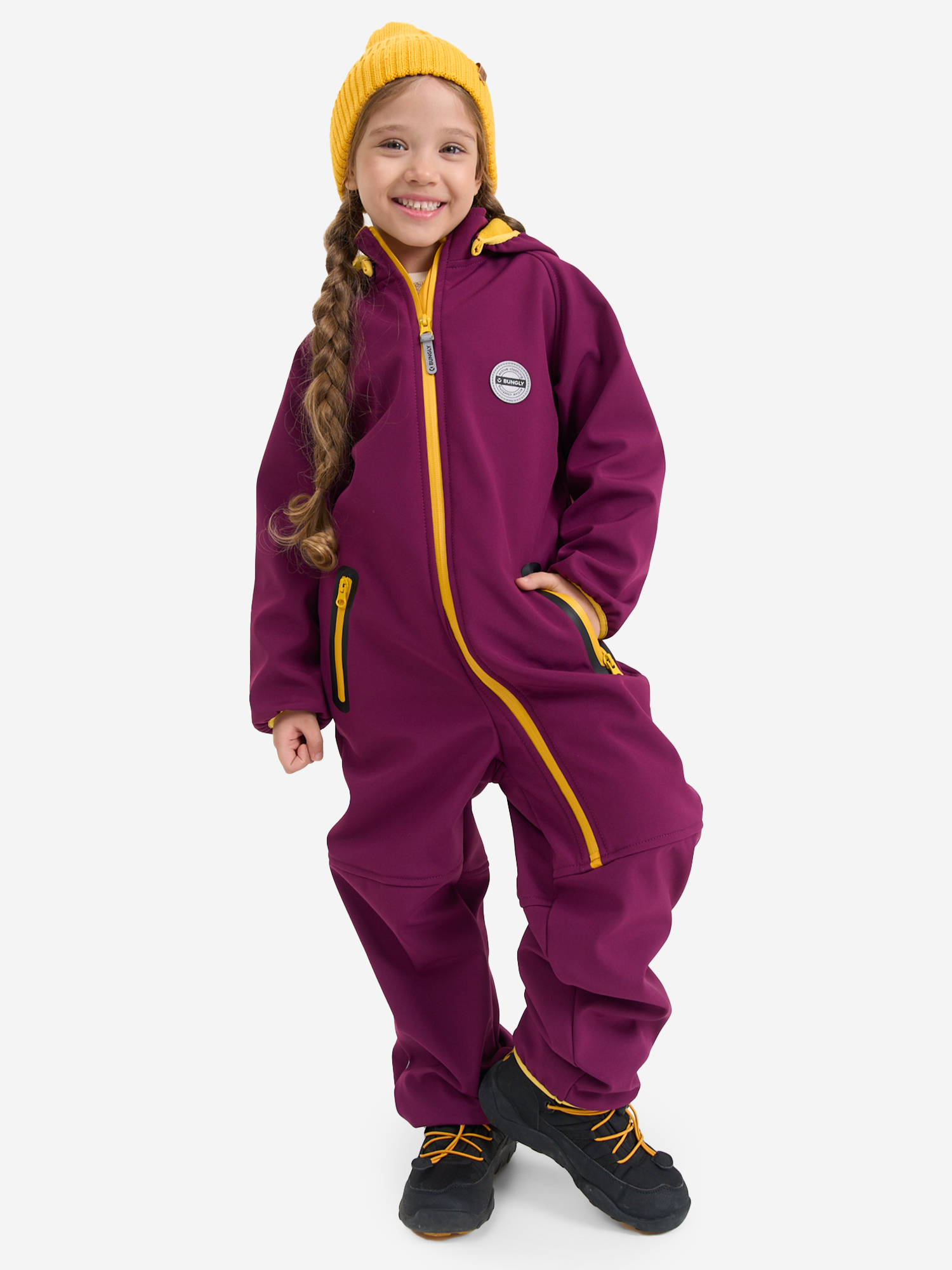 

Комбинезон Softshell демисезонный "Слива", Фиолетовый