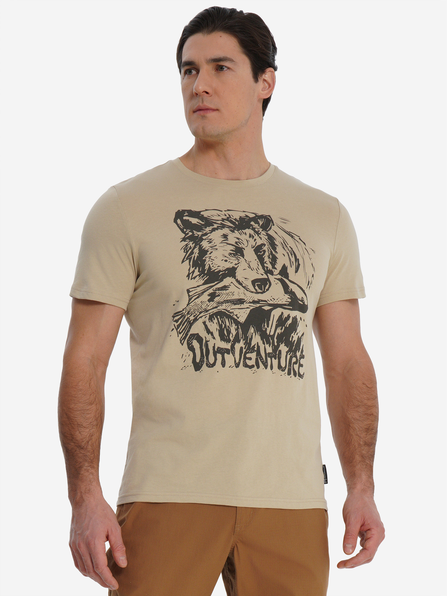 Изображение товара Футболка мужская Outventure, Песочный