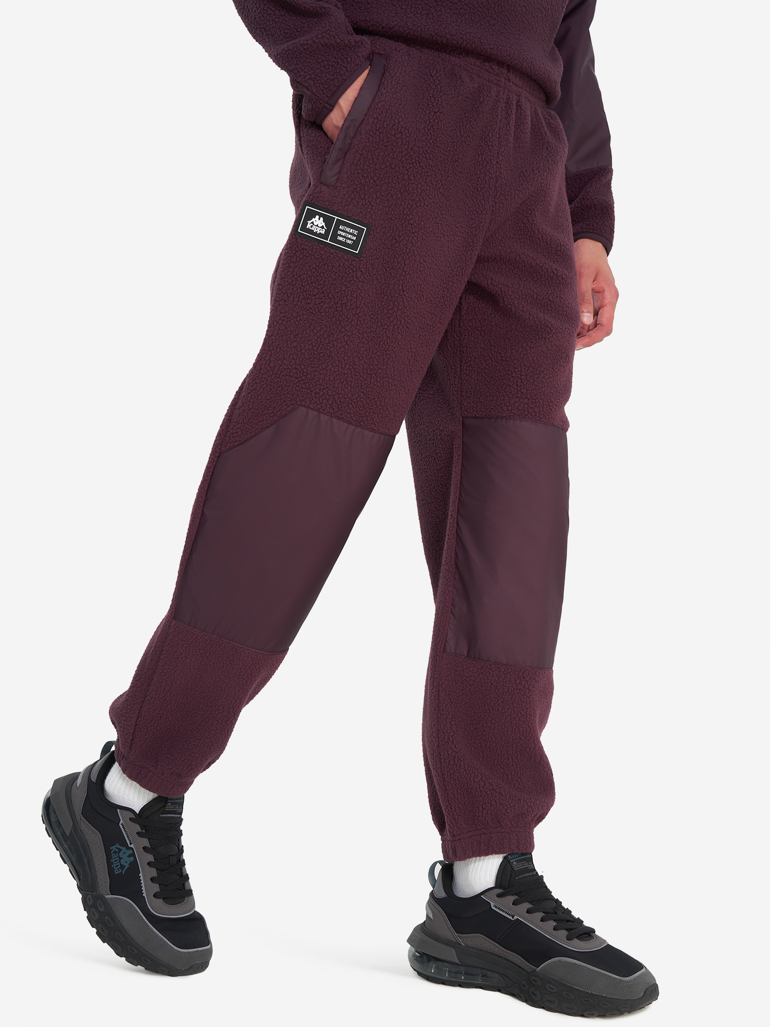 Брюки флисовые мужские Kappa, красный, арт. 136961kap-84