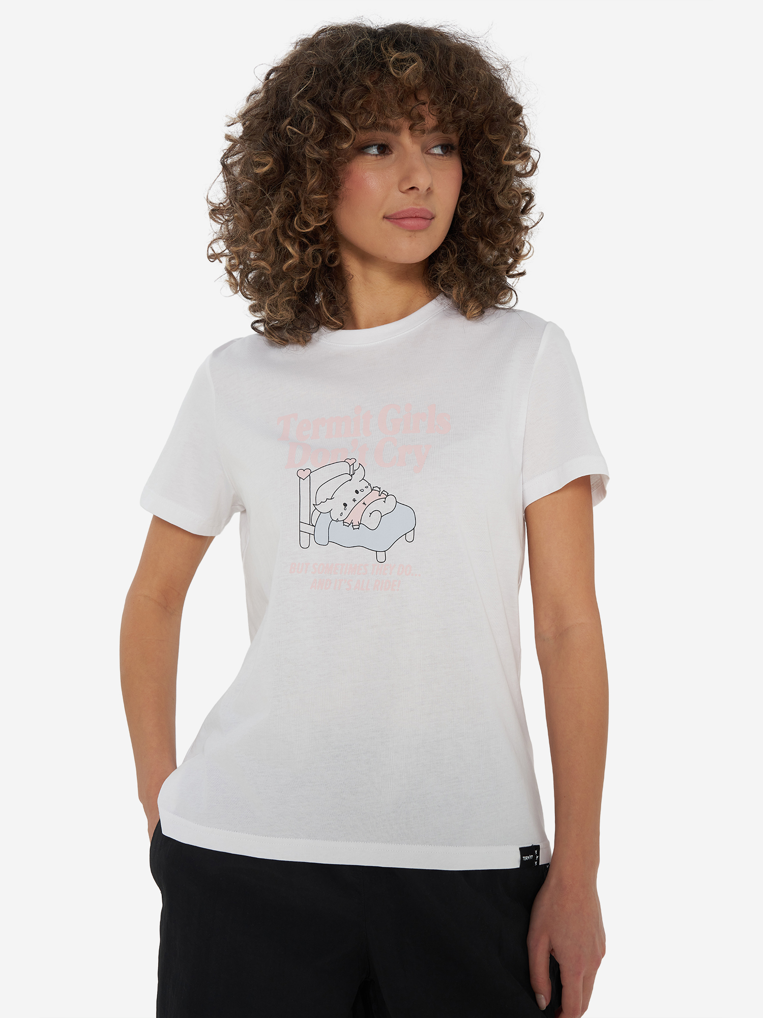 Футболка женская Termit, белый, арт. 142771TRT-W1